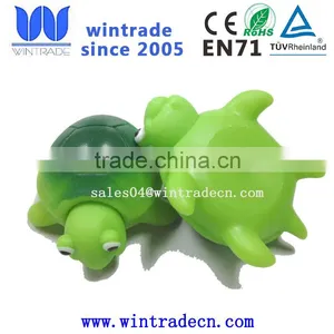 OEM Novelty Rubber Tortoise Baby Bath Toy Animal thumbnail-3