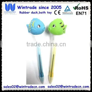Small Fish Pen/led Flashing Light up Ball Pen thumbnail-1