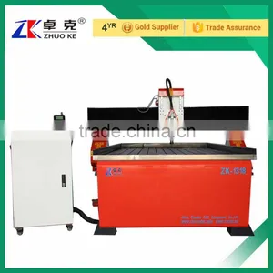 China Hot Sale CNC Engraving Machine For Stone Wood Metal ZK-1318 With Ball Screw Transmission For XYZ-Axis DSP Offline Control thumbnail-1