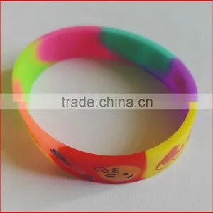 Promotional Gift Emboss/debossed/silk Printing Silicon Magnetic Bracelet thumbnail-1