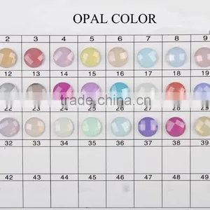 2015 LATEST !! LUCKY Highest Quality Flat Back Sew-on Acrylic Rhinestone Diamante Crack Color thumbnail-4