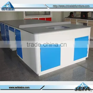 Floor Mounted Full Steel Laboratory Workbench thumbnail-1