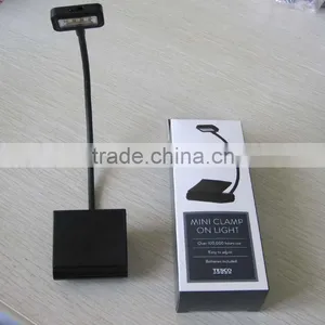 HEYU Good Hot Sell Mini Clamp on Light With Battery thumbnail-1