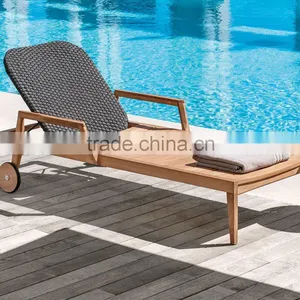 Wholesale China Manufacture Modern Cheap Wooden Sun Lounger Quality Choice thumbnail-1