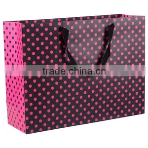 Luxury Small Dots Print Paper Gift Bag thumbnail-1