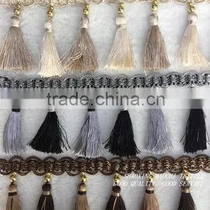 2015 New Fringe 2 Colours Fringes With Golden Crystal for Curtains thumbnail-1