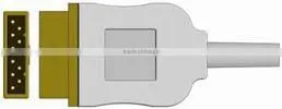 Temperature Probe/ Sensor for GE Marquette, 3m, Pediatric Skin, 11pin thumbnail-2