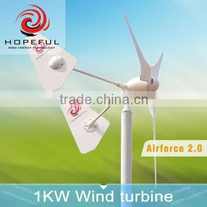 1kw 48V Off-grid Twin Tails Patent Wind Turbine System for Street Light thumbnail-1