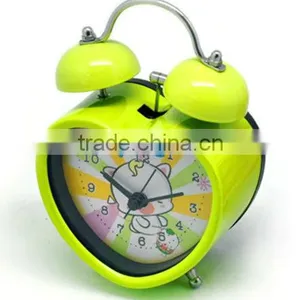 2013 New Products Plasticesk/table Twin Bell /double Bell Alarm Clock for Promotion/retail thumbnail-1