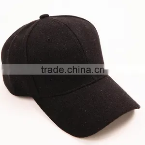 Blank Wool 5 Panel Trucker Hats Wholesale thumbnail-2