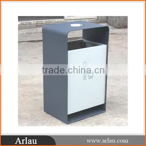 Antiseptic Metal Park Trash Bin thumbnail-1