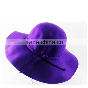 Wool Hats for Women Wide Brim Hat Wholesale China thumbnail-2
