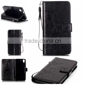 Phone Cover Crazy Horse Pull Wax Pattern PU Leather Case For HTC M9 Mobile Phone Case thumbnail-2