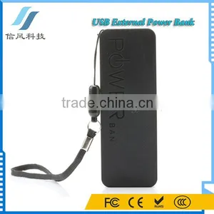 Universal Portable Charger Power Bank USB Battery Charger 5600mAh Black thumbnail-2