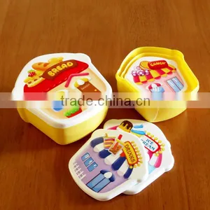 Gift Idea Cute Cartoon Kids Food Storage Container Set, Set of 4 thumbnail-3