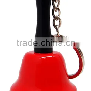 Hand Bell Keychain in Custom Color for Promo as Gift thumbnail-1