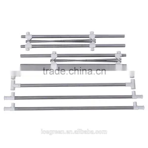 Foldable Double Rail Adjustable Hanging Garment Rack thumbnail-5