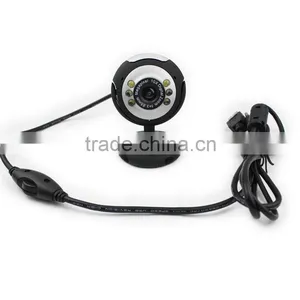 2016 New Wholesale USB 2.0 6 LED PC HD 10x Digital Zoom Webcam Laptop Camera thumbnail-3