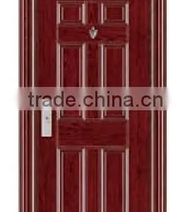 Cheap Front Steel Apartment Building Entrance Door thumbnail-5