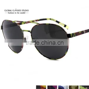 New Special Fashion Design Camouflage Color SunCristial High Quality Classic UV400 Eyewear Sunglasses Glasses 605M thumbnail-4