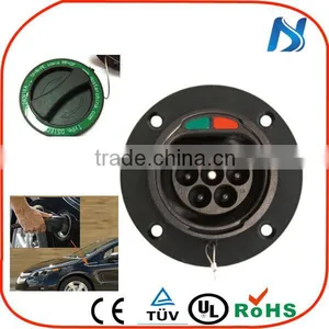 High Quality Type 2 EV Connector / IEC 62196-2 Electric Vehicle Inlet Socket thumbnail-2