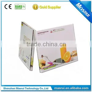 Custom CYMK Printing Digital Video Player LED Business Card With LCD Screen thumbnail-5