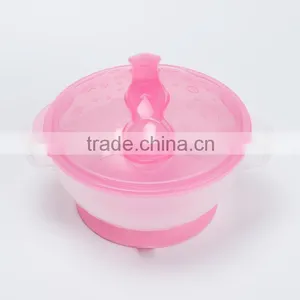 Manufacturing Non-toxic pp Spill Proof Suction Baby Bowl With Double Handle thumbnail-2