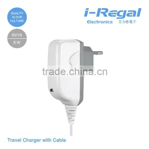 High Quality Travel Charger Dual Color Mini Wall Charger for Mobile Phone thumbnail-3