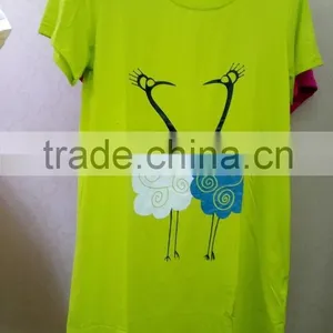 Fashion 95% Cotton 5% Spandex Latest Ladies Sexy Fashion Blouse thumbnail-1