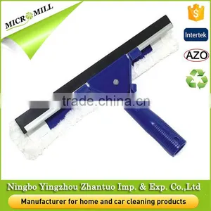 Microfiber Pad Glass Scraper, Car Squeegee Rubber Blade thumbnail-1