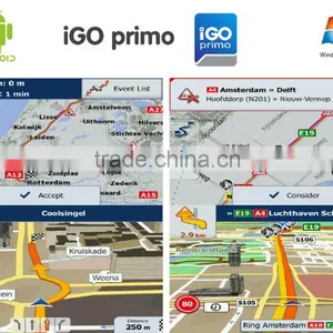 Supporting Igo Genuine Map Android System GPS Navigation With Wifi and Backup Camera Display for Any Cars thumbnail-3