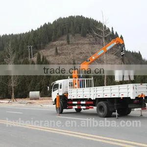 6.3ton Crane With Straight Arms, SQ6.3S3, Hydraulic Crane on Truck. thumbnail-1