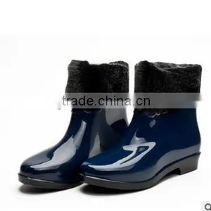 Women Cheap Rain Boots Shoes Prevent Slippery Wear-resisting Rubber Boots thumbnail-3