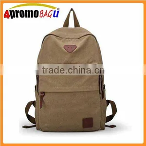 Canvas Laptop Computer Backpack Daypack Travel Backpack College Bookbags Canvas Backpack thumbnail-3