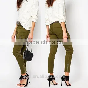 Fashion Design Elastic Waist Straight Pattern Fancy Print Girls Casual Long Pants thumbnail-5