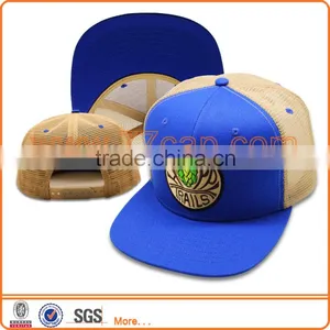 Wholesale Custom Embroidery Logo Mesh Cap Snapback Trucker Cap thumbnail-1