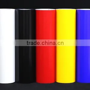 GIO-FLEX UR-AD/PU VINYL FOR TEXTILE HEAT TRANSFER FILM WITH ADHESIVE PET CARRIER FOR CAD PLOTTER CUT thumbnail-1