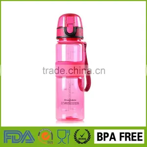 2016 New Plastic Insulated Ecological Push Button Pop up Flip Top Can Filter Sport 500ml Bicycle Drinking Water Bottle thumbnail-2