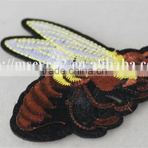 Fancy Design Brown Color Insect Sew on Embroidery Patch for Clothes thumbnail-4