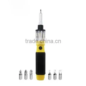 6 in 1 Multifunction Portable Hand Screwdriver All-in-One Screw Driver and Bit Set thumbnail-2