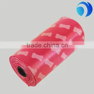 Bone Shaped Printing Plastic Dog Poop Pet Waste Bags thumbnail-1