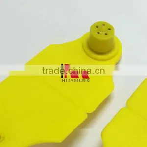 ICAR Ear Tag for Cattle 43*38 mm T045 ICAR Certificated Yellow Ear Tag thumbnail-1