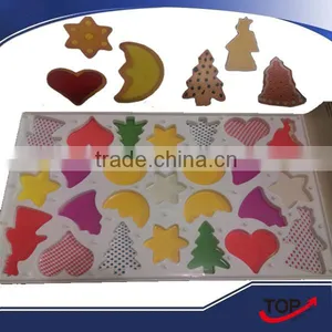 Hot-selling Multi-shapes Plastic Cookie Cutter/plastic Cookie Stamps/plastic Mini Cookie Cutters thumbnail-1