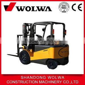 China Wolwa 3 Ton Electric Forklift With Hydraulic Control System thumbnail-1