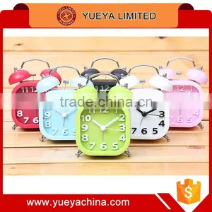 Korean Style Candy Colors 3D Digital Clock Retro Heart Shaped Alarm Clock thumbnail-1
