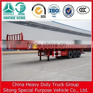 3 Axles Truck Semi Trailer 20t 30t 40t Side Wall Trailer Dropside Semi Trailer thumbnail-6
