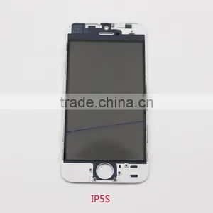 Front Cover Glass With Cold Press Cold Glue Frame With OCA With Original Polarizer for Iphone5 5s 5c thumbnail-5