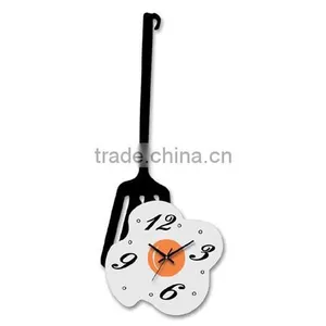 2015 Newest Omelette Wall Clock Kitchen Decor Wall Clock Plastic Wall Clock Kitchen Clock thumbnail-2