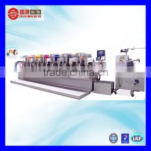CH-320 China Cold Foil Rotary Label Printing Machine With 5 Colors thumbnail-1