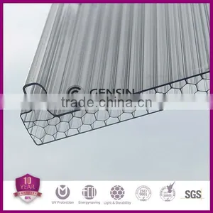 UV Protection U-lock Polycarbonate Multiwall Hollow Sheets thumbnail-1